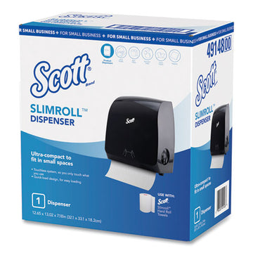 Scott® Control Slimroll Manual Towel Dispenser, 12.65 X 7.18 X 13.02, Black freeshipping - TVN Wholesale